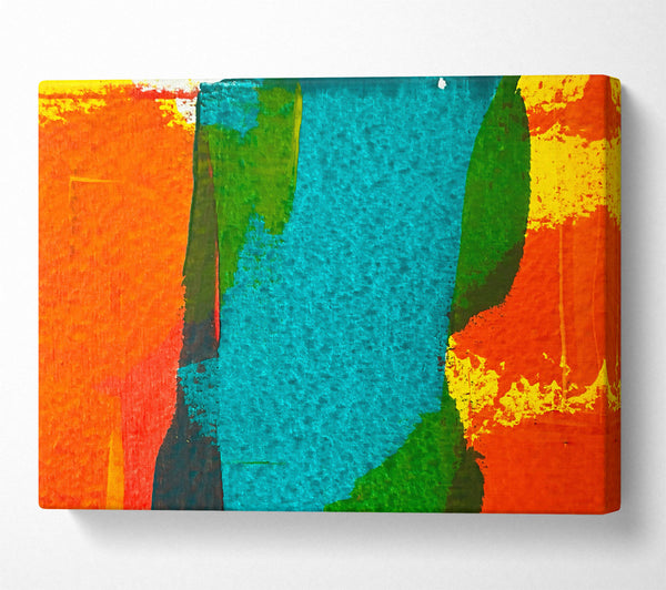  A Canvas Print of Teal And Orange Hues Canvas Print