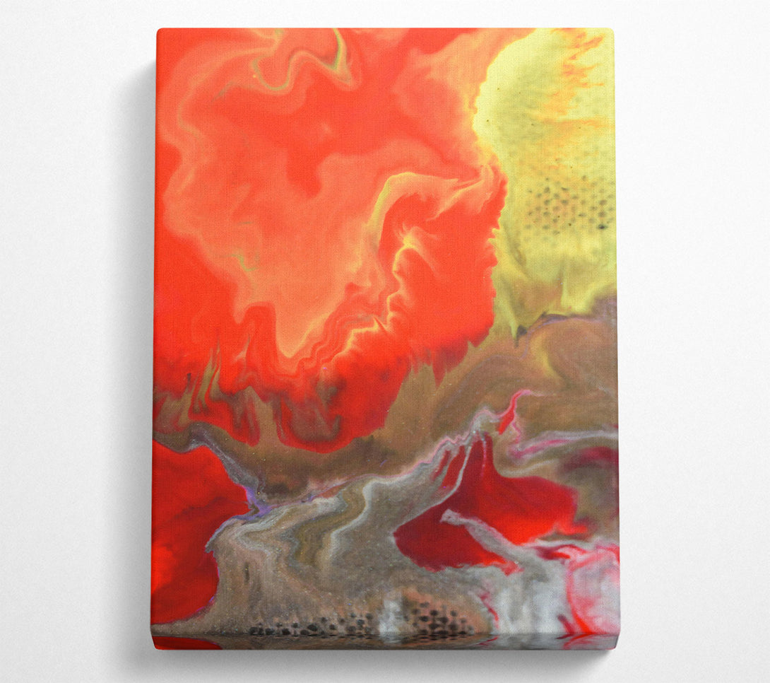  A Canvas Print of Crimson Fire Dance Canvas Print