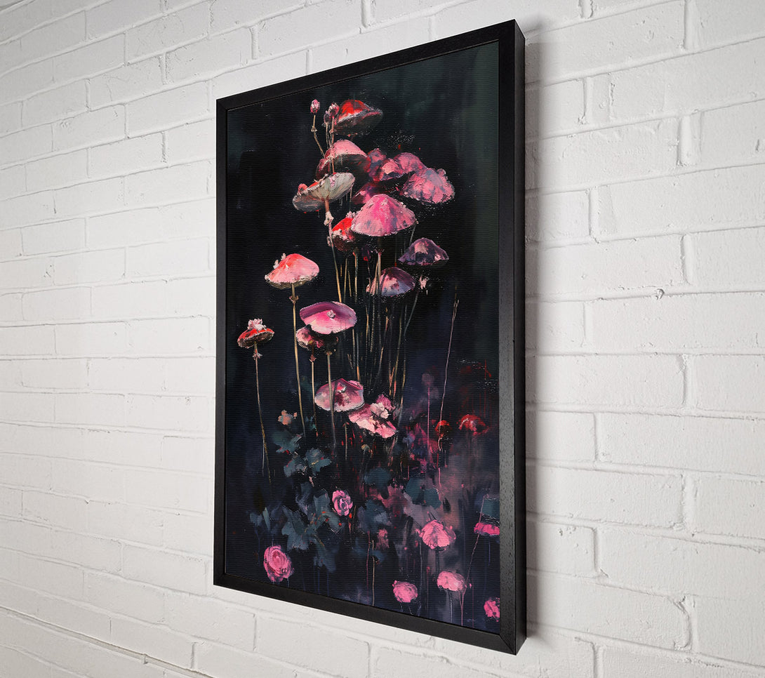  A Canvas Print of Pink Dreamscape Forest Canvas Art