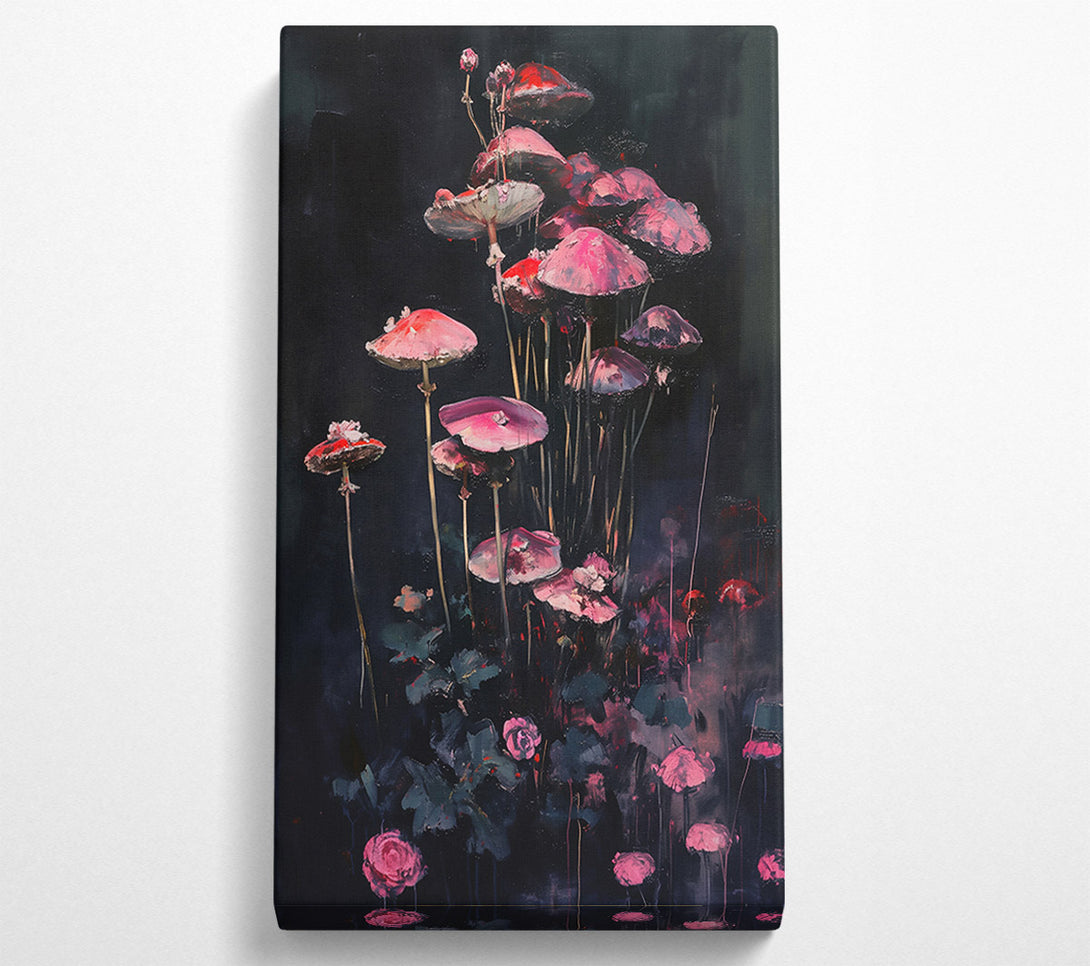  A Canvas Print of Pink Dreamscape Forest Canvas Art