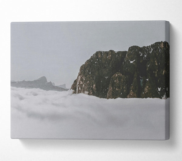  A Canvas Print of Gray Mountain Peaks Canvas Wall Art