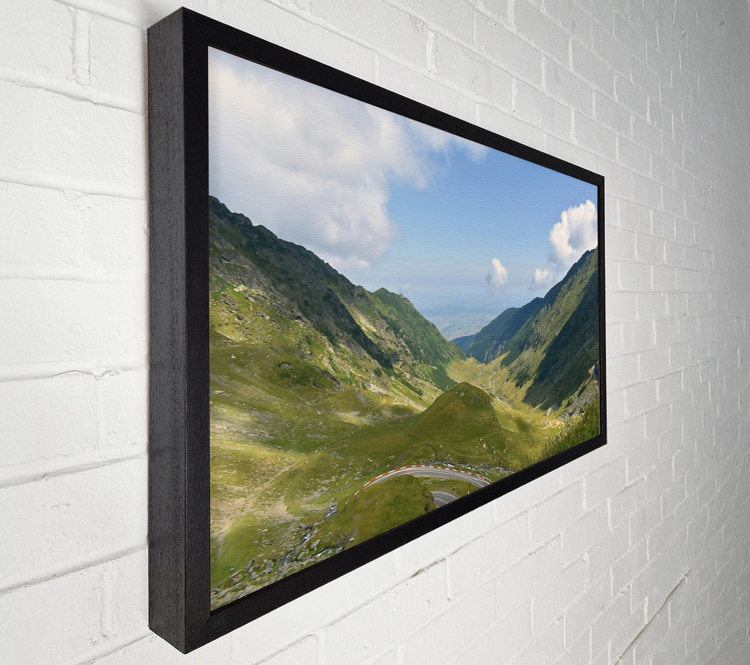  A Canvas Print of Green Mountain Pass Canvas Wall Art