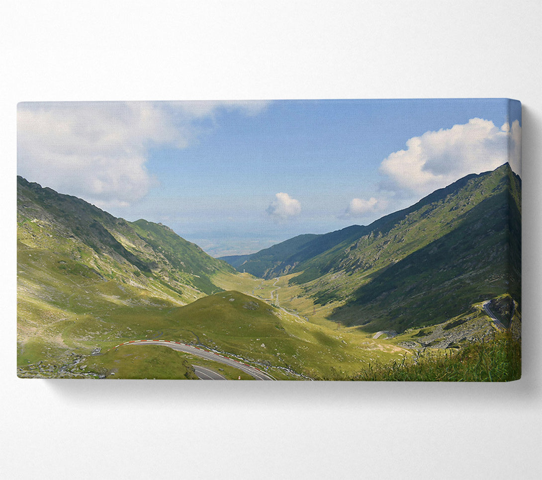  A Canvas Print of Green Mountain Pass Canvas Wall Art