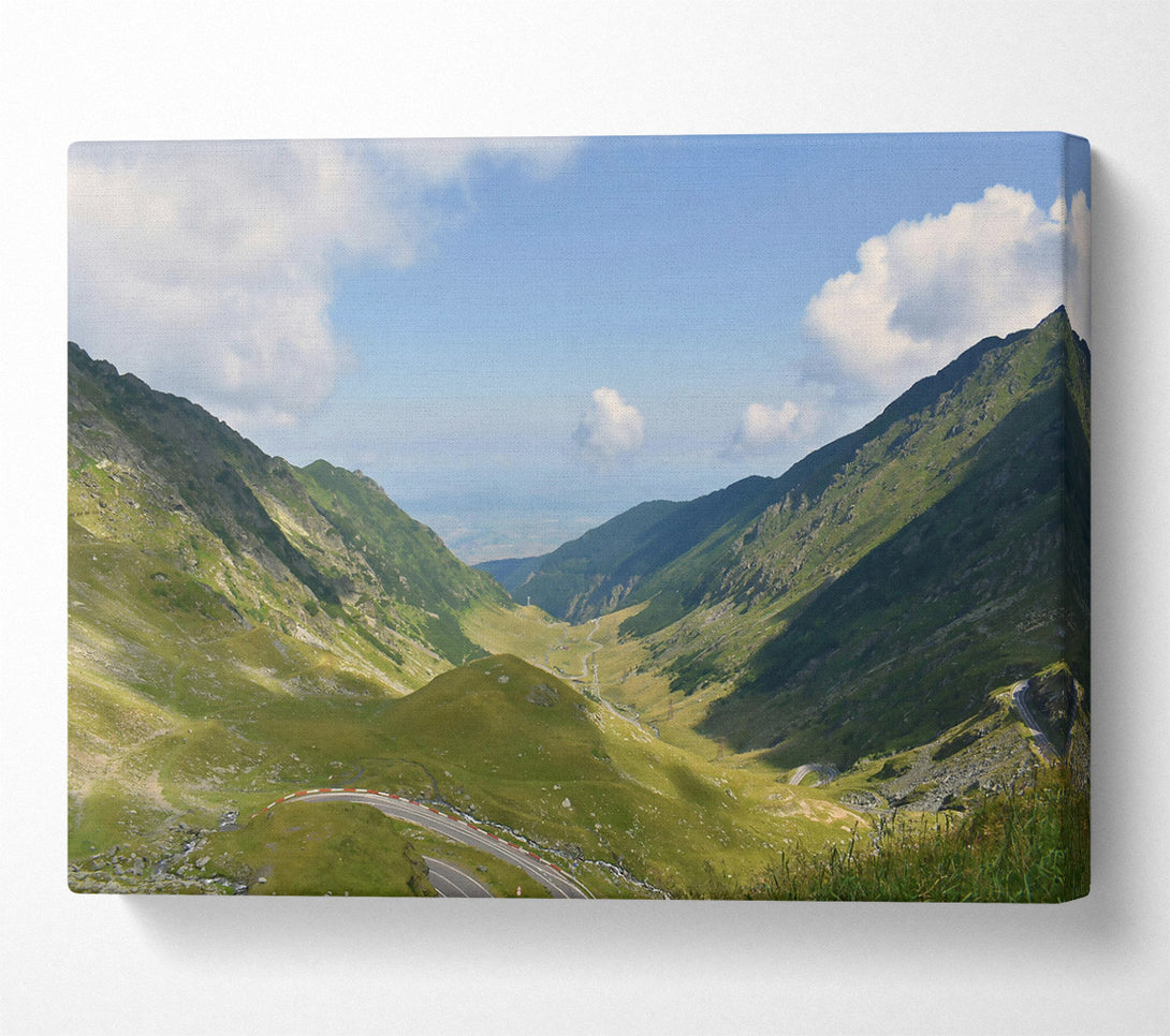 A Canvas Print of Green Mountain Pass Canvas Wall Art