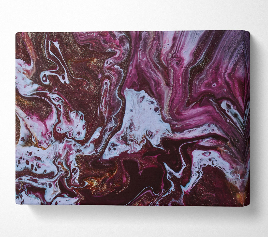  A Canvas Print of Crimson Swirling Dreams Canvas Wall Art