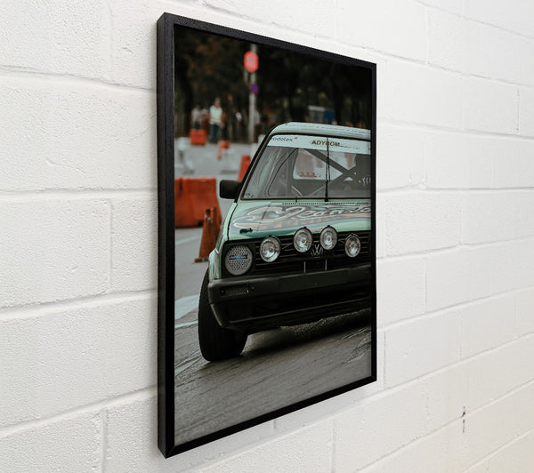Green Vw Rally Car