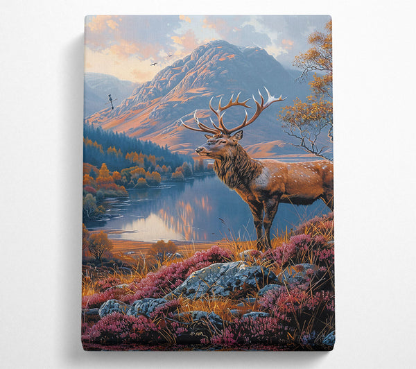  A Canvas Print of Blue Mountain Majesty Canvas Art