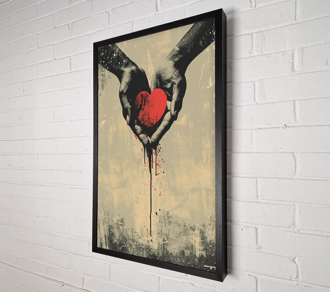  A Canvas Print of Bleeding Heart Canvas Art