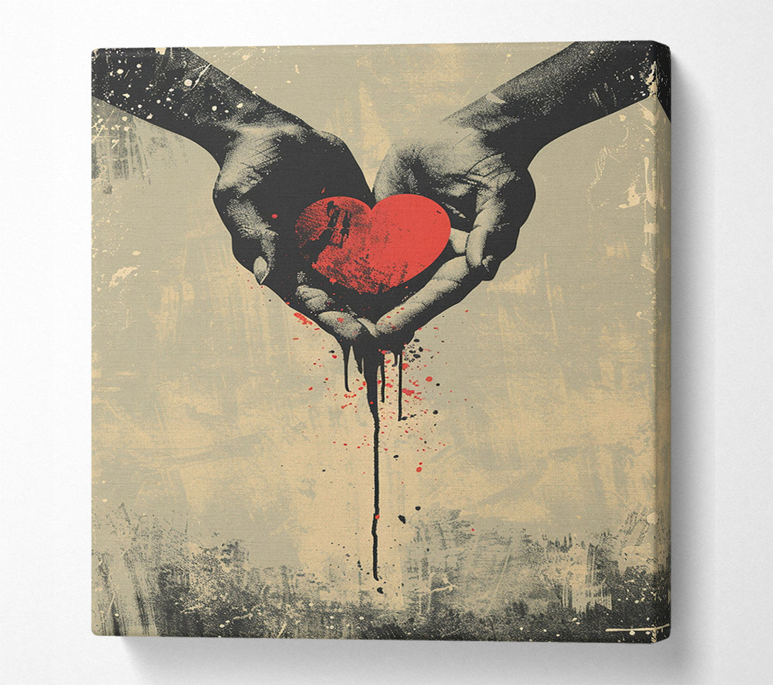  A Canvas Print of Bleeding Heart Canvas Art