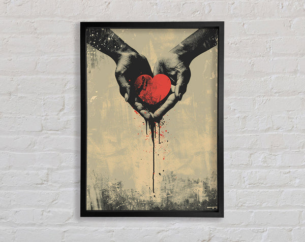Bleeding Heart Framed Print
