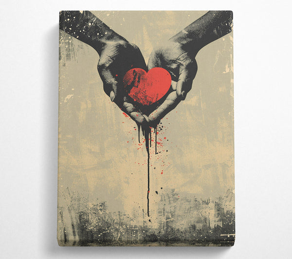  A Canvas Print of Bleeding Heart Canvas Art