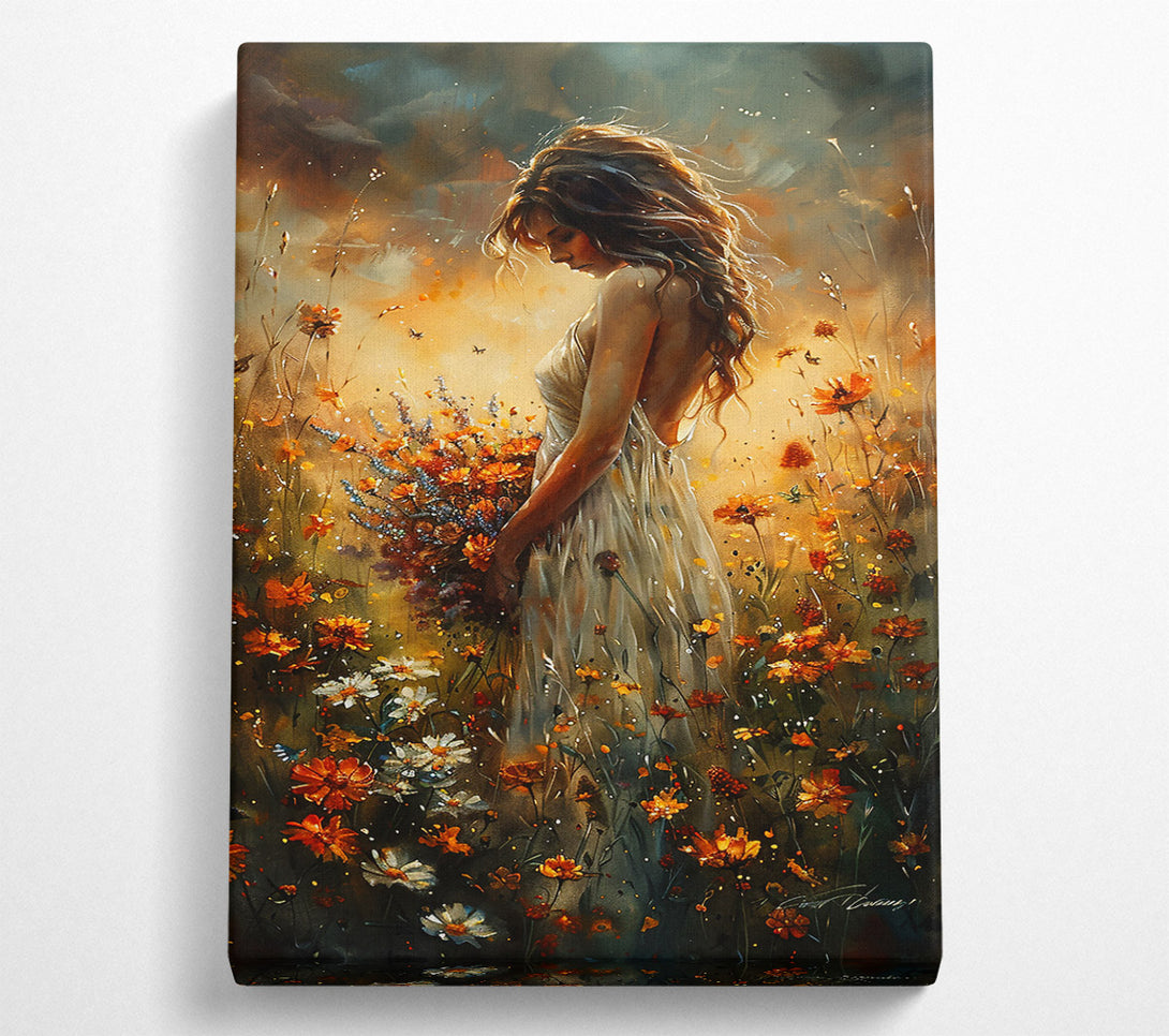  A Canvas Print of Golden Field Dreams Canvas Print