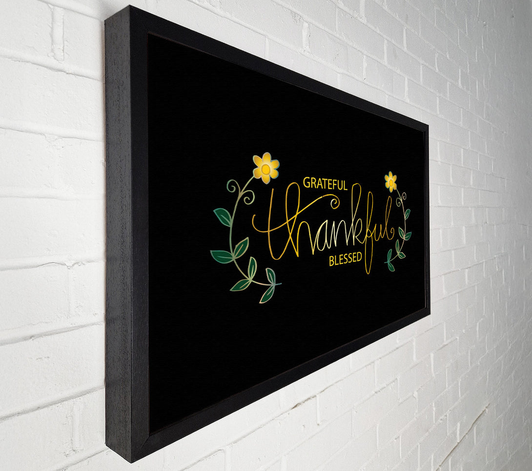  A Canvas Print of Blessed Canvas Wall Art