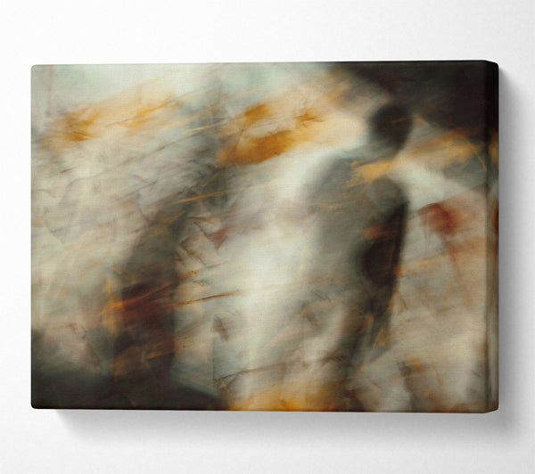  A Canvas Print of Golden Haze Shadows Canvas Wall Art