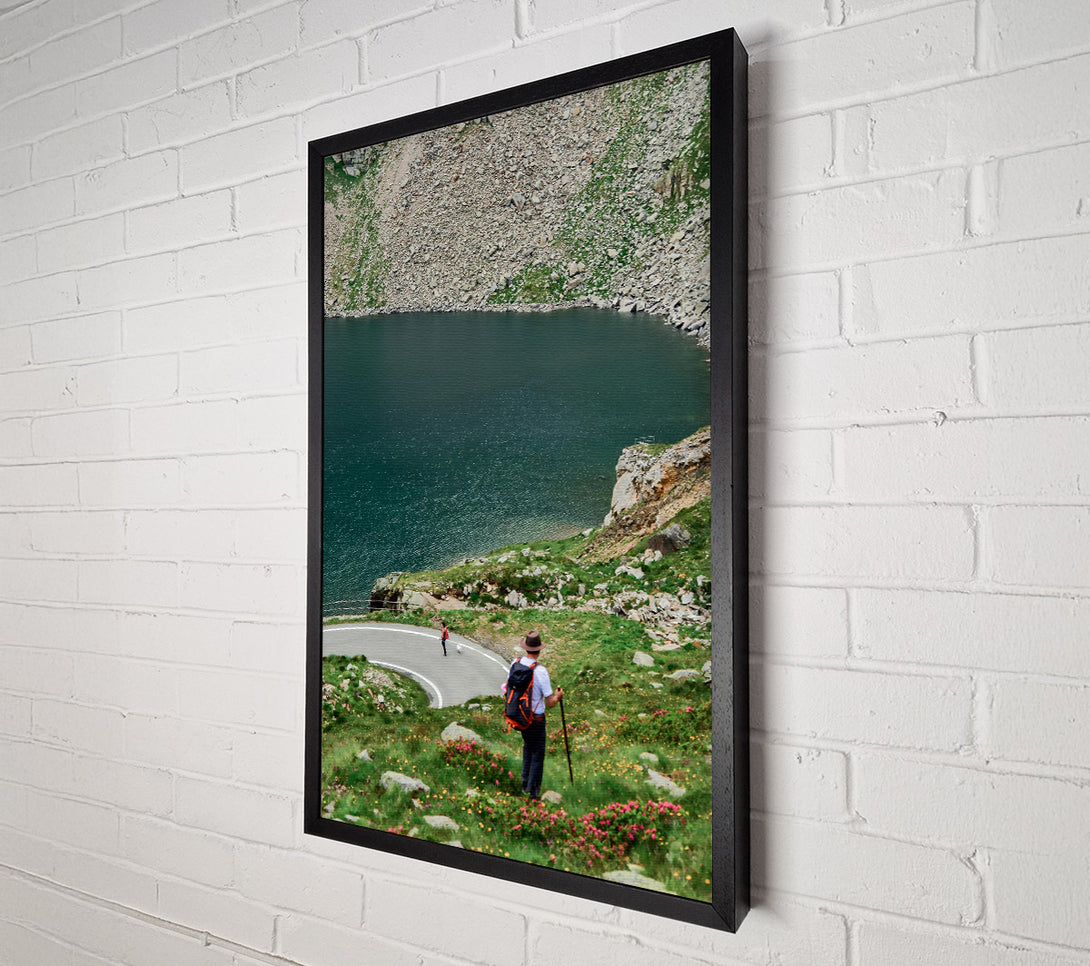  A Canvas Print of Green Mountain Pathwalk Canvas Print