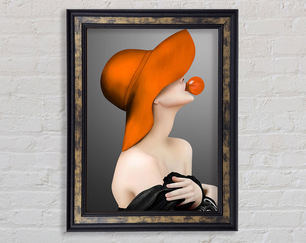 Blowing Bubbles Framed Print