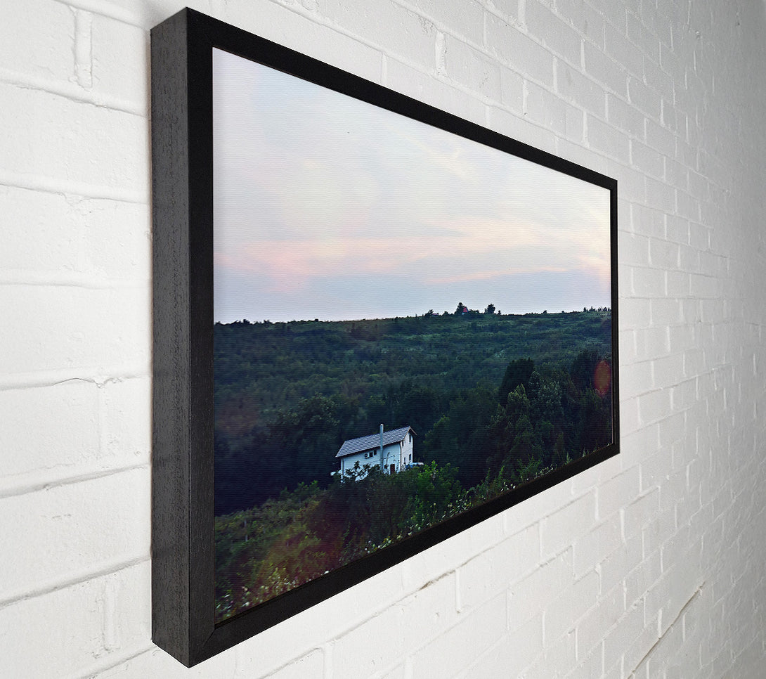  A Canvas Print of Pink Sky Solitude Canvas Art