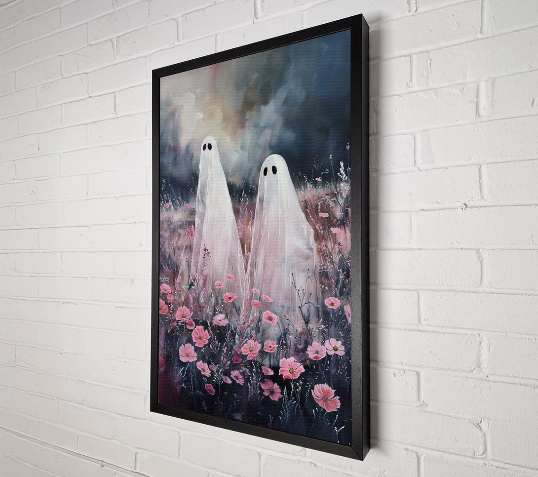  A Canvas Print of Pink Ghostly Meadow Canvas Print