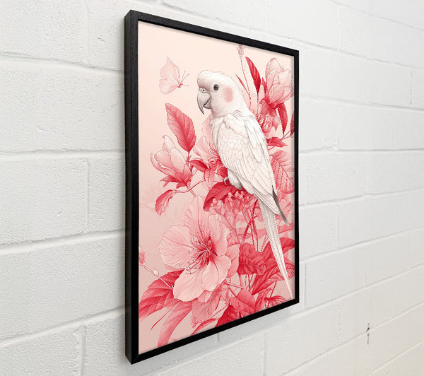 Crimson Bloom & Feather