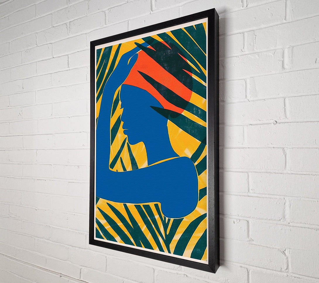  A Canvas Print of Blue Africa Canvas Print