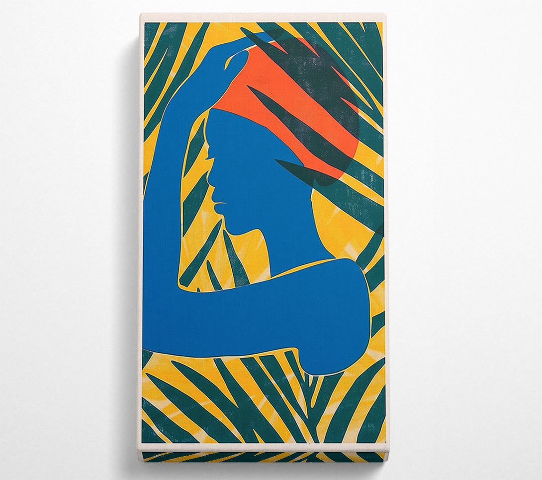  A Canvas Print of Blue Africa Canvas Print