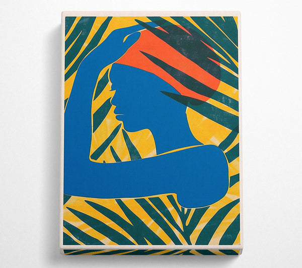  A Canvas Print of Blue Africa Canvas Print