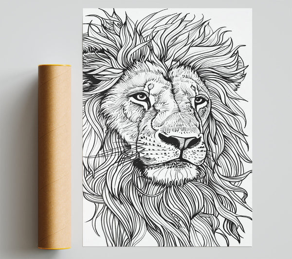 Black And White Majesty Giclee Print