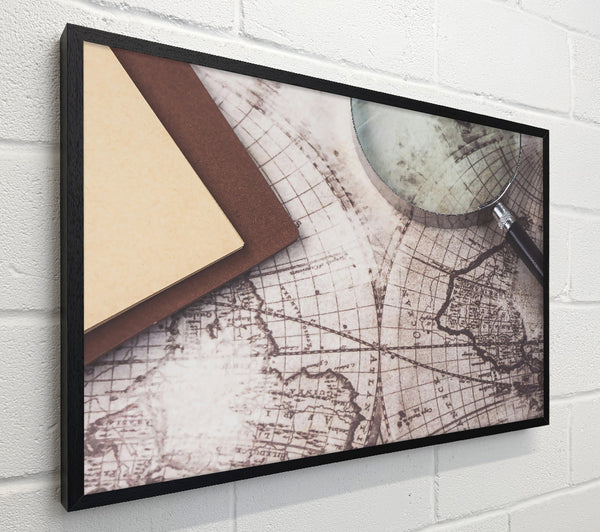 Pale Brown Map Exploration
