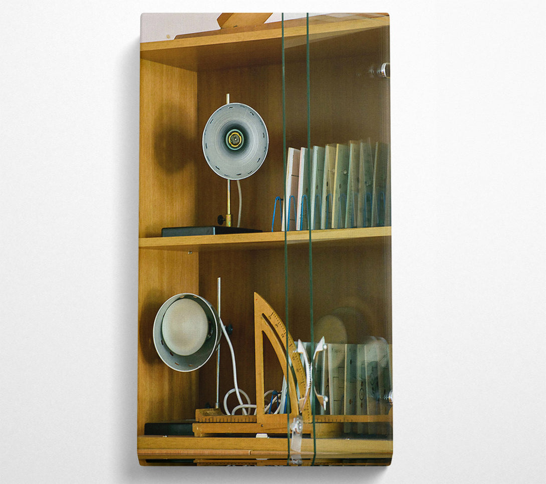  A Canvas Print of Silver In The Glass Case Canvas Wall Art