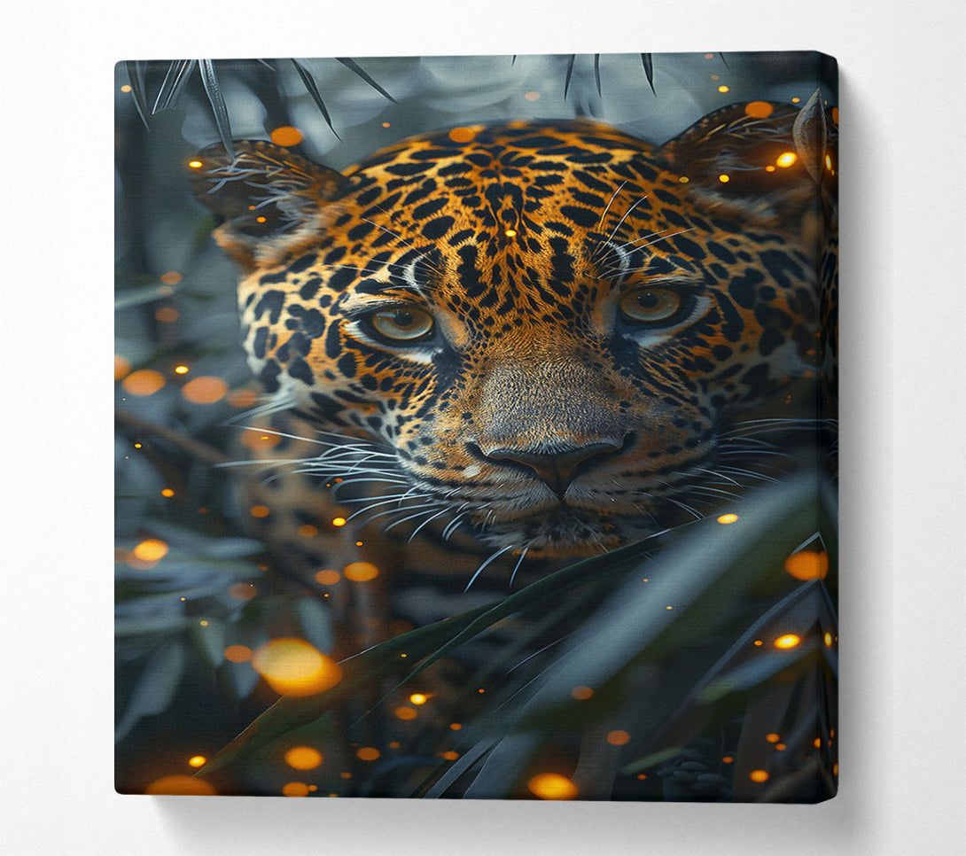  A Canvas Print of Golden Jungle Gaze Canvas Art