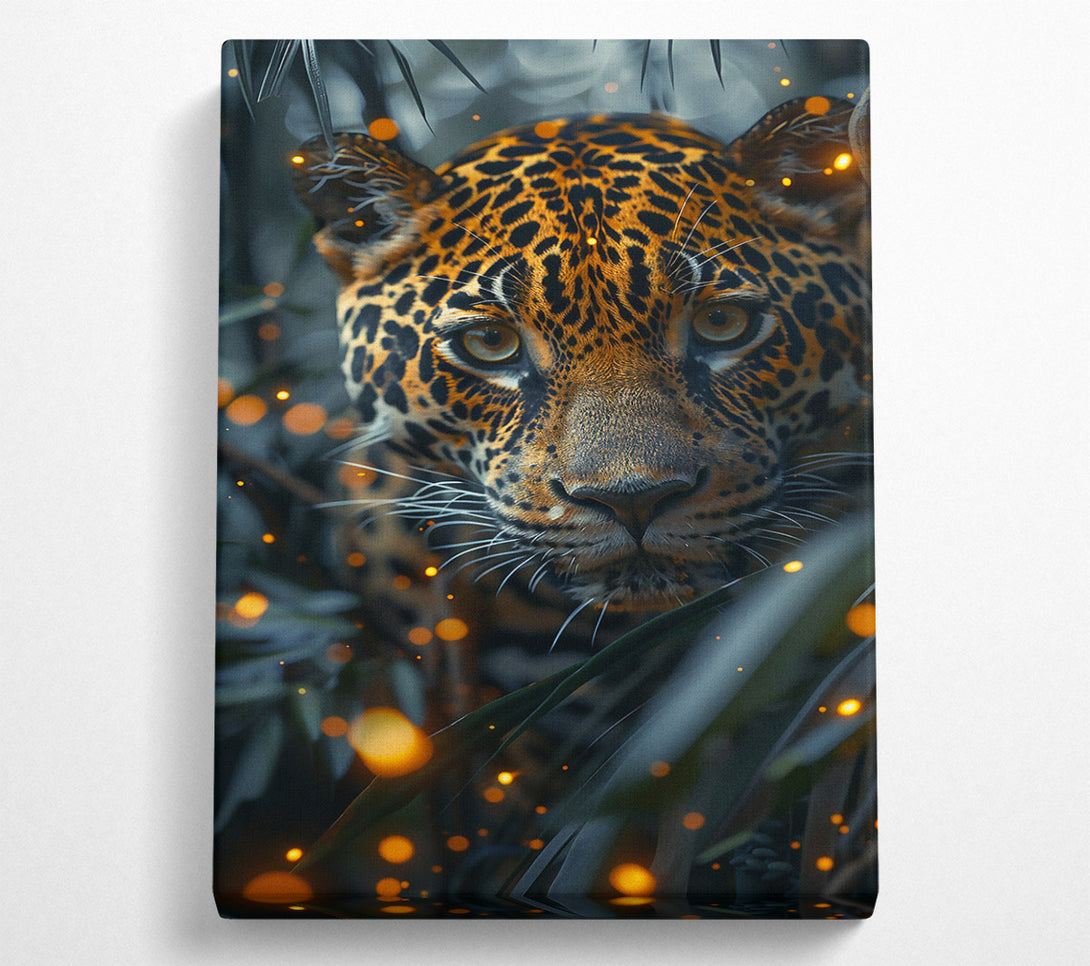  A Canvas Print of Golden Jungle Gaze Canvas Art
