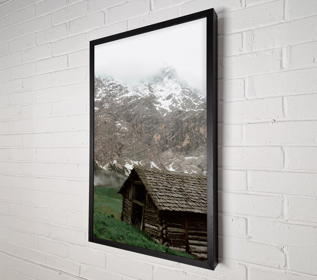  A Canvas Print of Grey Mountain Retreat Canvas Print