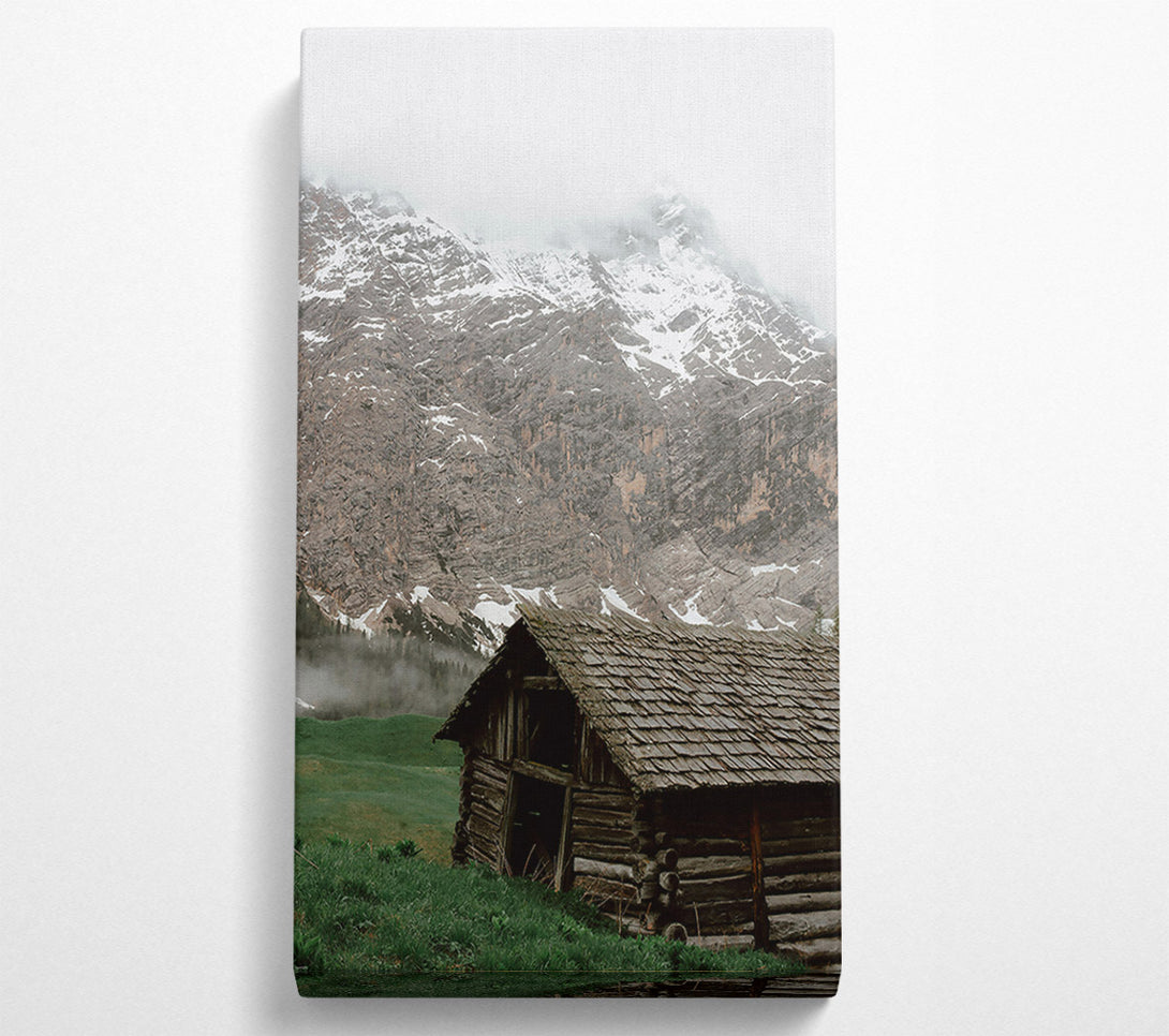  A Canvas Print of Grey Mountain Retreat Canvas Print