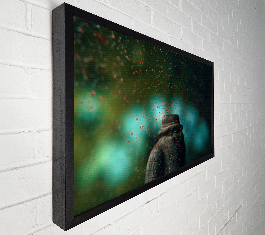  A Canvas Print of Crimson In The Mist Canvas Print