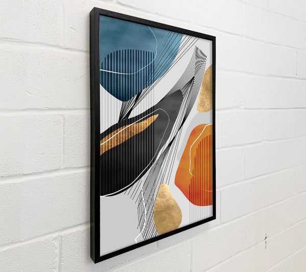 Blue And Orange Lines