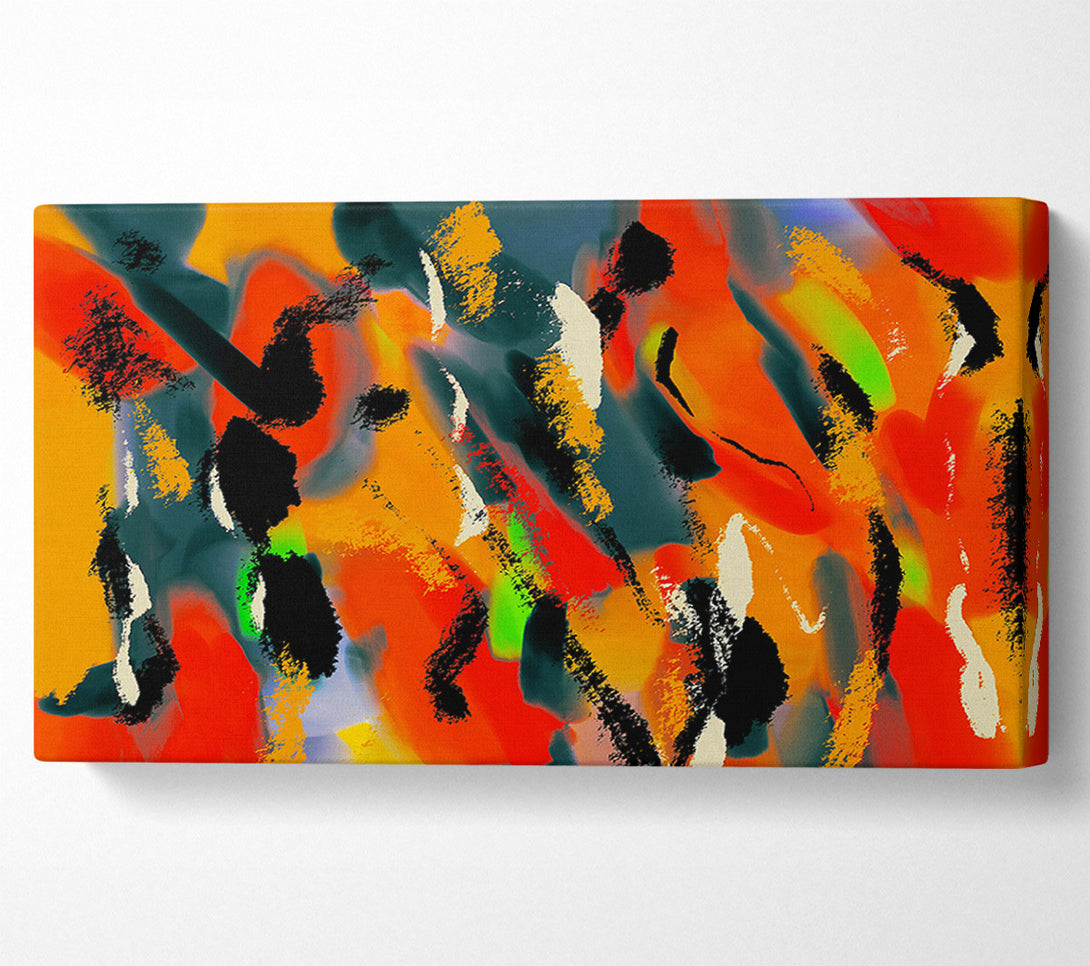  A Canvas Print of Crimson Fire Dance Canvas Print