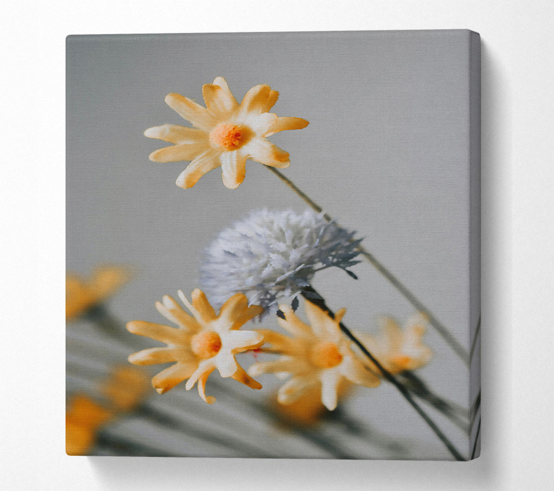  A Canvas Print of Golden Bloom Bouquet Canvas Art
