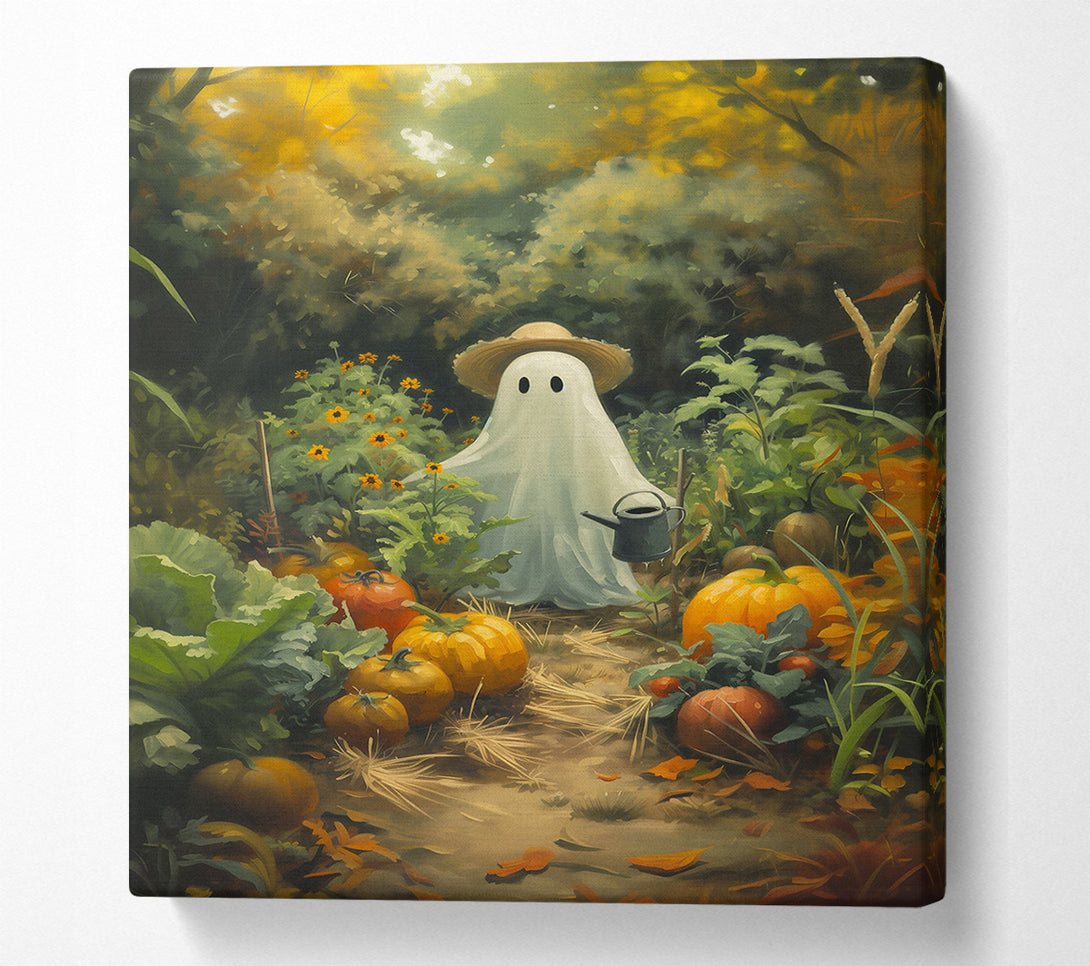  A Canvas Print of Golden Ghostly Harvest Canvas Art