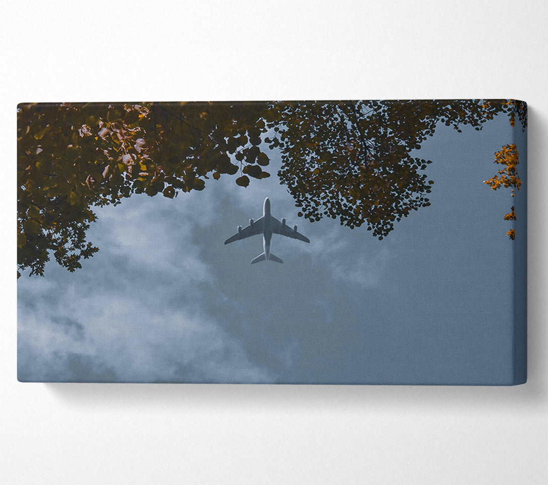  A Canvas Print of Skyward Blue Flight Canvas Wall Art