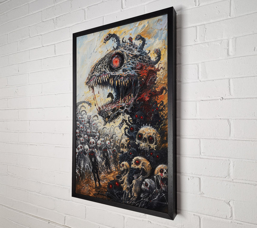  A Canvas Print of Crimson Maw Of The Dead Canvas Art