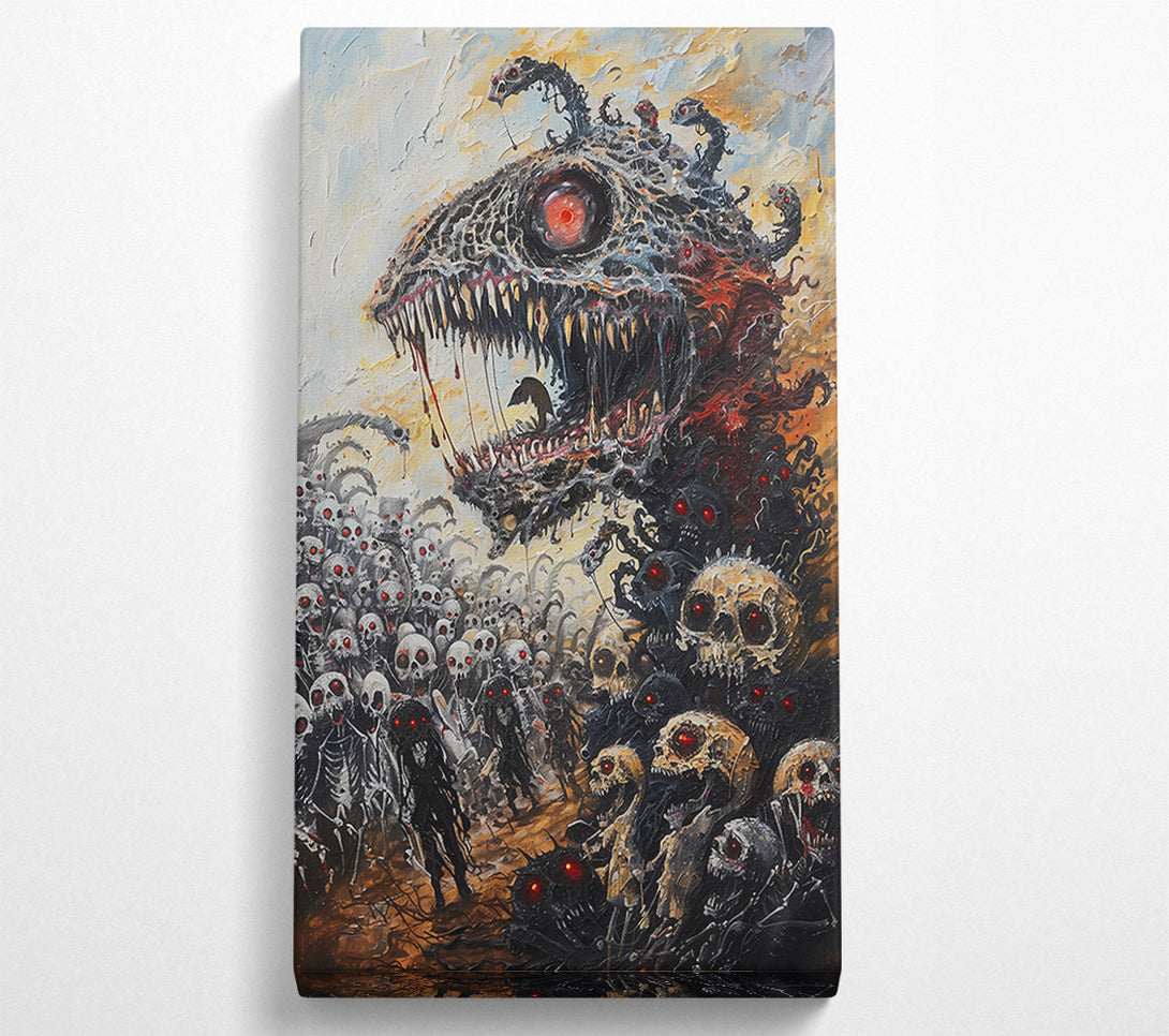  A Canvas Print of Crimson Maw Of The Dead Canvas Art