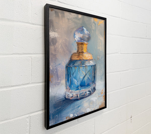 Blue Antique Perfume Bottle
