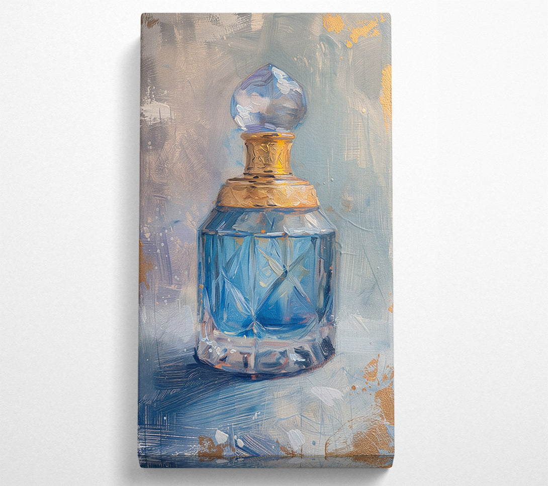  A Canvas Print of Blue Antique Perfume Bottle Canvas Wall Art