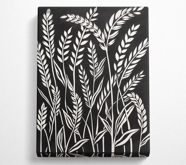  A Canvas Print of White Wheat Field Canvas Wall Art