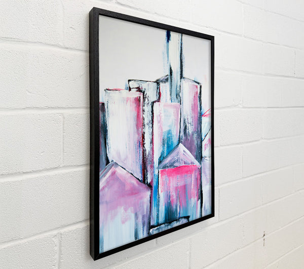 Pink Cityscape Dreams