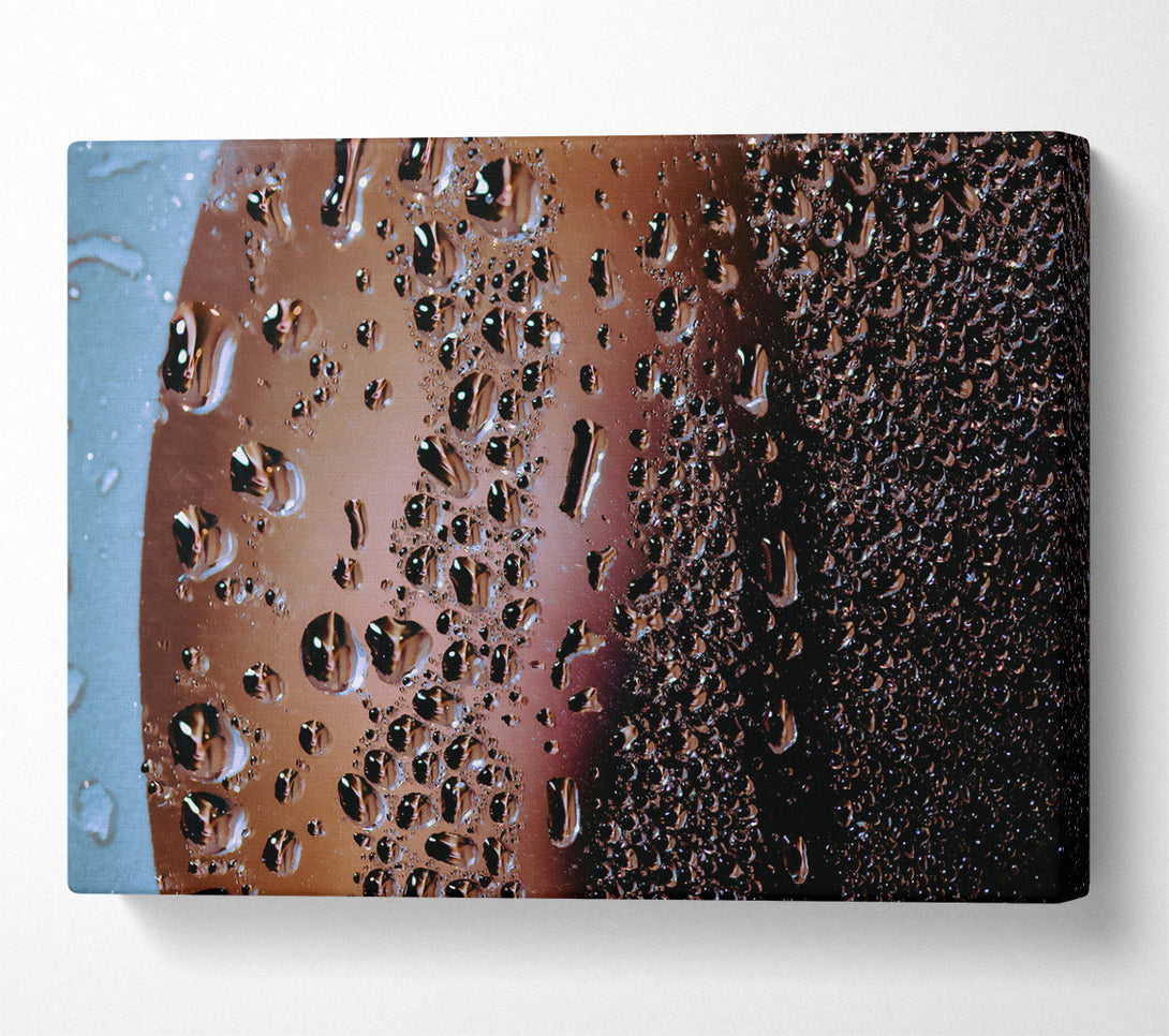  A Canvas Print of Crimson Water Drops Canvas Art