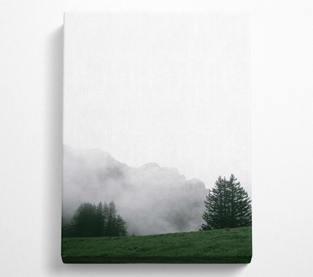  A Canvas Print of Green Mist Mountain Canvas Art