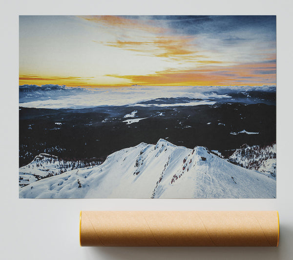 Golden Summit View Poster
