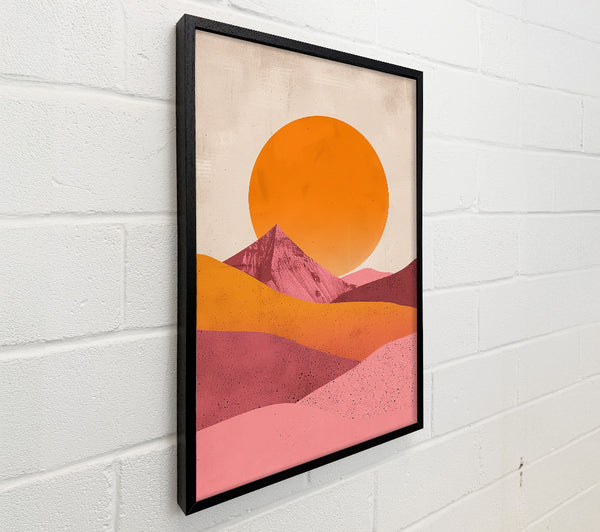 Pink Desert Sunset