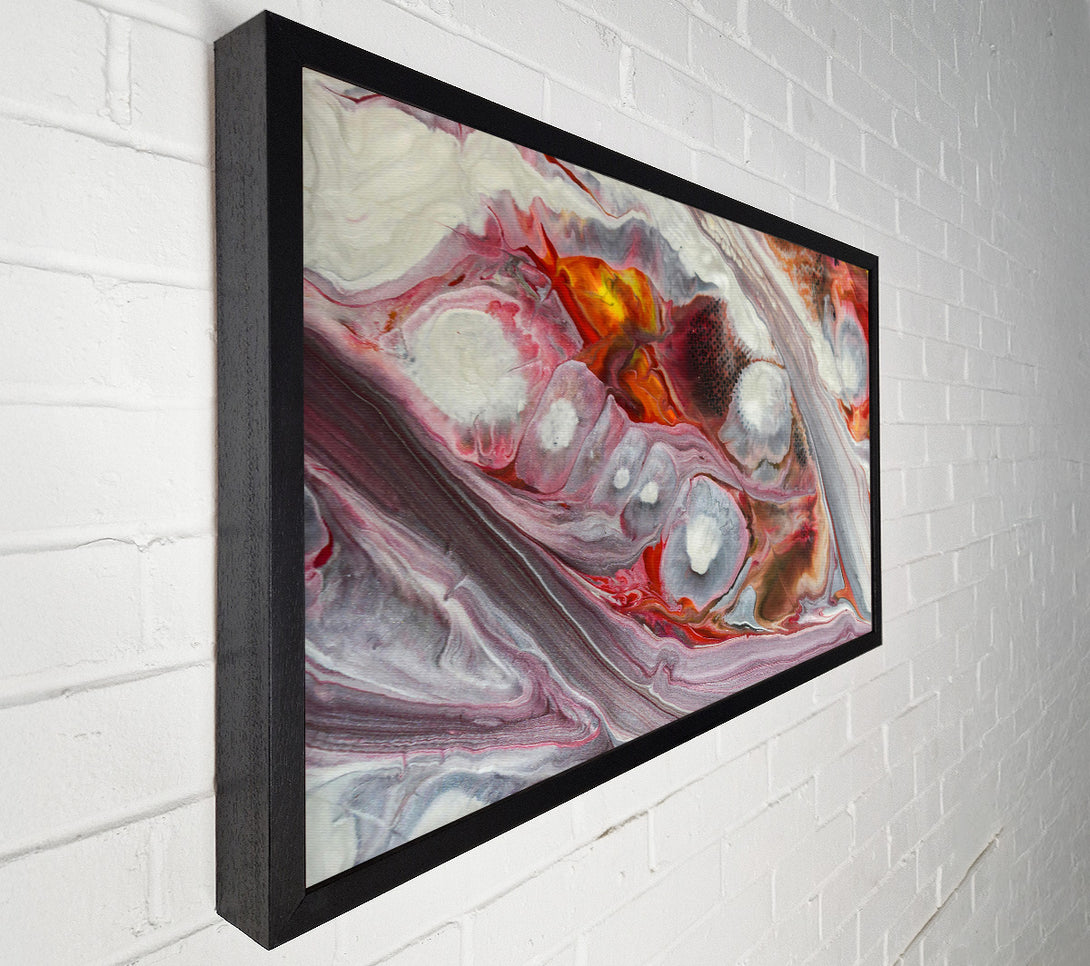  A Canvas Print of Silver Swirling Dreams Canvas Art